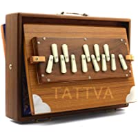 Los mejores  - Caja de shrutibox TATTVA &quot-Calcutta&quot- - PROFESSIONAL made by M.K. Sardar- Átem de sonido largo- C-C 13 Strones- 440 Hz…